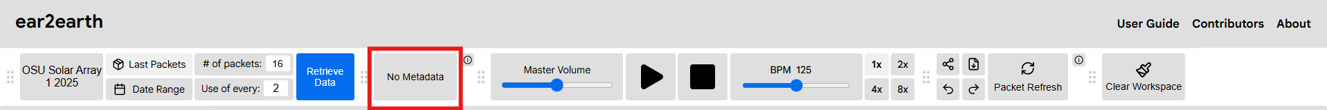 metadata cannot be retrieved